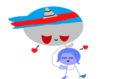 Size: 702x453 | Tagged: safe, artist:princessryry02, derpibooru import, oc, oc only, oc:bubblepop, alicorn, pony, alicorn oc, cute, heart, hug, love, ms paint, non-stylistic suck, stick figure