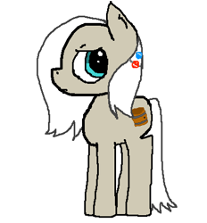 Size: 396x426 | Tagged: safe, derpibooru import, oc, oc only, earth pony, pony, barrel, my little hate blog, ponified, solo