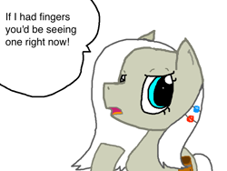 Size: 800x600 | Tagged: safe, derpibooru import, oc, oc only, earth pony, pony, implied vulgar, my little hate blog, solo