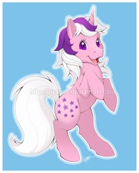 Size: 830x1028 | Tagged: safe, artist:nyaasu, derpibooru import, twilight, g1, solo, watermark