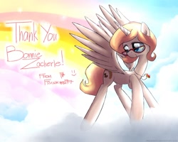 Size: 1280x1024 | Tagged: safe, artist:frankier77, derpibooru import, oc, oc only, oc:bonniecorn, bonnie zacherle, glasses, ponified, solo