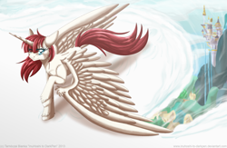 Size: 1024x669 | Tagged: safe, artist:inuhoshi-to-darkpen, derpibooru import, oc, oc only, oc:fausticorn, lauren faust, ponified, solo, unshorn fetlocks