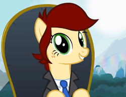 Size: 1037x802 | Tagged: safe, oc, oc only, oc:canni soda, clothes, galacon, necktie, suit