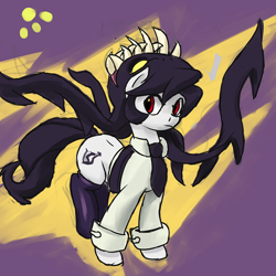 Size: 720x720 | Tagged: safe, derpibooru import, filia, ponified, samson, skullgirls