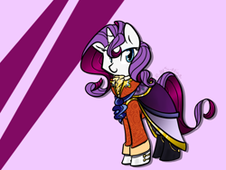 Size: 640x480 | Tagged: safe, artist:ruby-sunrise, clothes, dress, gamer rarity, solo