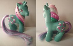 Size: 655x412 | Tagged: safe, artist:berrymouse, derpibooru import, fizzy, g1, g3, custom, g1 to g3, generation leap, irl, photo, toy