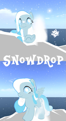 Size: 531x975 | Tagged: safe, artist:starlightlore, oc, oc only, oc:snowdrop, second life