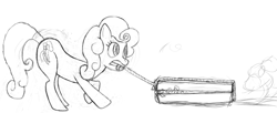 Size: 1377x560 | Tagged: safe, artist:sairoch, carrot top, golden harvest, earth pony, pony, female, mare, solo, suitcase