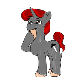 Size: 800x800 | Tagged: safe, artist:horseofpretense, derpibooru import, oc, oc only, pony, unicorn, solo