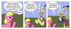 Size: 1024x415 | Tagged: safe, artist:t-brony, derpibooru import, cherry berry, discord, comic:friendship is tragic, comic