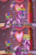 Size: 640x959 | Tagged: safe, master kenbroath gilspotten heathspike, spike, tiddlywink, tra-la-la, wysteria, breezie, dragon, g3, the princess promenade, book, princess wysteria, subjects, subtitles