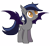 Size: 3280x3000 | Tagged: safe, artist:zee66, derpibooru import, oc, oc only, oc:echo, bat pony, pony, /mlp/, death stare, simple background, solo, transparent background, vector