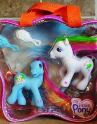 Size: 799x1024 | Tagged: safe, derpibooru import, earth pony, pony, g3, bag, beach belle, box, brush, caribbean delight, female, handbag, irl, mare, photo, playset, toy