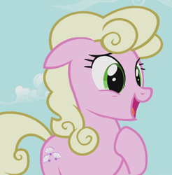 Size: 640x650 | Tagged: safe, derpibooru import, millie, earth pony, pony, background pony, female, mare, open mouth, solo