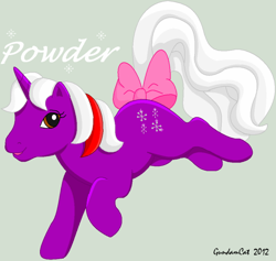 Size: 526x498 | Tagged: safe, artist:gundamcat, powder, pony, g1, mane