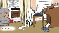 Size: 510x284 | Tagged: safe, artist:celerypony, oc, oc only, oc:celery, computer, tumblr