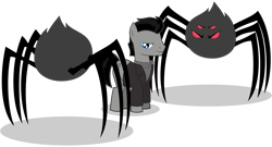 Size: 2600x1400 | Tagged: artist needed, safe, spider, associates, babylon 5, crossover, mr morden, ponified