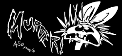 Size: 986x459 | Tagged: safe, artist:burrburro, angel bunny, extreme noise terror, parody, solo, text