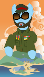 Size: 2066x3599 | Tagged: safe, artist:jezendar, oc, oc only, dictator, tropico, tropico 3