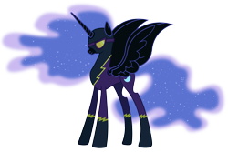 Size: 6000x4000 | Tagged: safe, nightmare moon, alicorn, pony, female, horn, mare, shadowbolts, solo