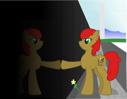 Size: 900x705 | Tagged: safe, artist:midnight-dragon15, oc, oc only, pony, vietnam memorial