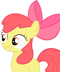 Size: 2773x3354 | Tagged: safe, artist:becool362, apple bloom, reaction image, simple background, transparent background, vector