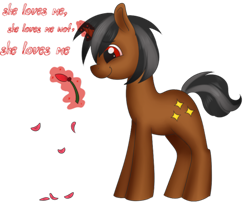 Size: 500x415 | Tagged: safe, artist:ponycide, oc, oc only, oc:star sparkler, flower