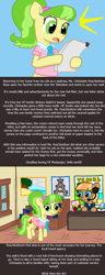 Size: 600x1560 | Tagged: safe, artist:ficficponyfic, chickadee, ms. peachbottom, oc, cyoa, cyoa:peachbottom's quest, tumblr