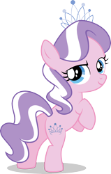 Size: 2000x3150 | Tagged: safe, artist:leopurofriki, diamond tiara, earth pony, pony, cutie mark, female, filly, high res, simple background, solo, transparent background