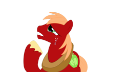 Size: 900x506 | Tagged: safe, big macintosh, earth pony, pony, crying, male, sad, stallion