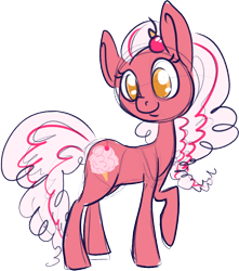 Size: 672x759 | Tagged: safe, artist:ponygoggles, earth pony, pony, female, simple background, smiling, solo, standing, transparent background