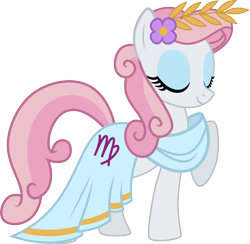 Size: 1065x1039 | Tagged: safe, artist:chipmagnum, female, ponyscopes, simple background, transparent background, virgo, zodiac