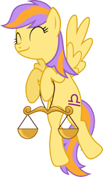 Size: 712x1226 | Tagged: safe, artist:chipmagnum, balance, libra, ponyscopes, solo, zodiac