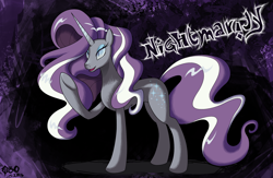 Size: 1960x1280 | Tagged: safe, artist:cubonator, derpibooru import, nightmare rarity, spoiler:comic, nightmare grayity