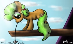 Size: 1280x778 | Tagged: safe, artist:neko-me, apple brown betty, earth pony, pony, 30 minute art challenge, apple family member, background pony, female, mare, solo