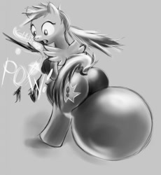 Size: 1178x1280 | Tagged: safe, artist:retl, oc, oc only, balloon, balloon fetish, balloon popping, balloon sitting, fetish, plot, riding, that pony sure does love balloons