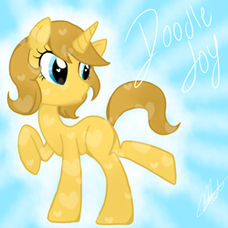 Size: 1000x1000 | Tagged: safe, artist:sketchcee, oc, oc only, pony, doodle joy