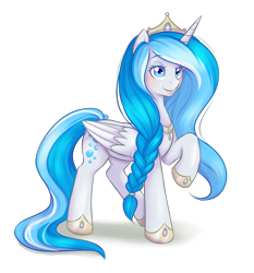 Size: 2509x2688 | Tagged: safe, artist:askbubblelee, oc, oc only, oc:bubble lee, oc:imago, alicorn, pony, alicorn oc, princess, race swap, simple background, solo, transparent background