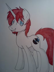 Size: 1536x2048 | Tagged: safe, artist:swiftsketchpone, oc, oc only, solo, traditional art, vintage record