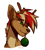 Size: 2062x2276 | Tagged: safe, artist:faithallen, derpibooru import, oc, oc:benny (deer), deer, deer pony, original species, antlers, bust, christmas ornament, cute, decoration, deer oc, male, portrait