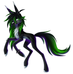 Size: 2080x2100 | Tagged: safe, artist:sadatrix, derpibooru import, oc, oc:toxica, earth pony, pony, female, mare, simple background, solo, spiked wristband, transparent background, wristband