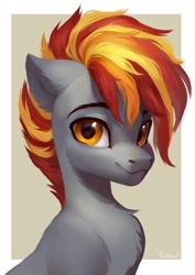 Size: 1527x2160 | Tagged: safe, artist:sofiko-ko, derpibooru import, oc, oc only, earth pony, pony, bust, solo