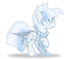 Size: 2305x1890 | Tagged: safe, artist:6-fingers-lover, derpibooru import, oc, oc:smooth blue, pegasus, pony, clothes, female, mare, scarf, simple background, solo, transparent background