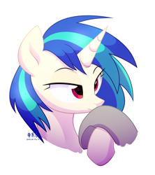 Size: 2400x2700 | Tagged: safe, artist:yaaaco, derpibooru import, dj pon-3, octavia melody, vinyl scratch, earth pony, pony, unicorn, bedroom eyes, female, holding hooves, kissing, lesbian, mare, raised hoof, scratchtavia, shipping, simple background, solo focus, white background