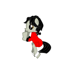 Size: 693x673 | Tagged: safe, derpibooru import, pony creator, dancing, michael jackson, simple background, solo, white background