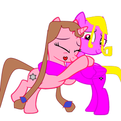 Size: 1500x1500 | Tagged: safe, artist:aquilles_da_amizade, derpibooru import, oc, oc only, oc:magic sky, oc:star of heart, pegasus, unicorn, 1000 hours in ms paint, female, mare, simple background, transparent background