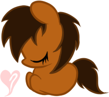 Size: 225x200 | Tagged: safe, artist:bronyxceed, derpibooru import, oc, oc only, oc:thistle, earth pony, cute, earth pony oc, eyes closed, heart, simple background, solo, transparent background