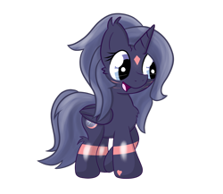Size: 2631x2280 | Tagged: safe, artist:bronyxceed, derpibooru import, oc, oc only, oc:night glow, alicorn, alicorn oc, horn, simple background, solo, transparent background, wings