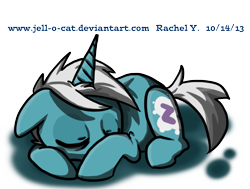 Size: 801x604 | Tagged: safe, artist:jell-o-cat, derpibooru import, oc, oc only, oc:dreamer, fallout equestria, junk town pony peddler, sleeping, solo, tales of a junk town pony peddler