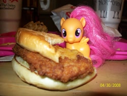 Size: 900x675 | Tagged: safe, artist:rigbyssugarphone, derpibooru import, scootaloo, brushable, irl, photo, toy